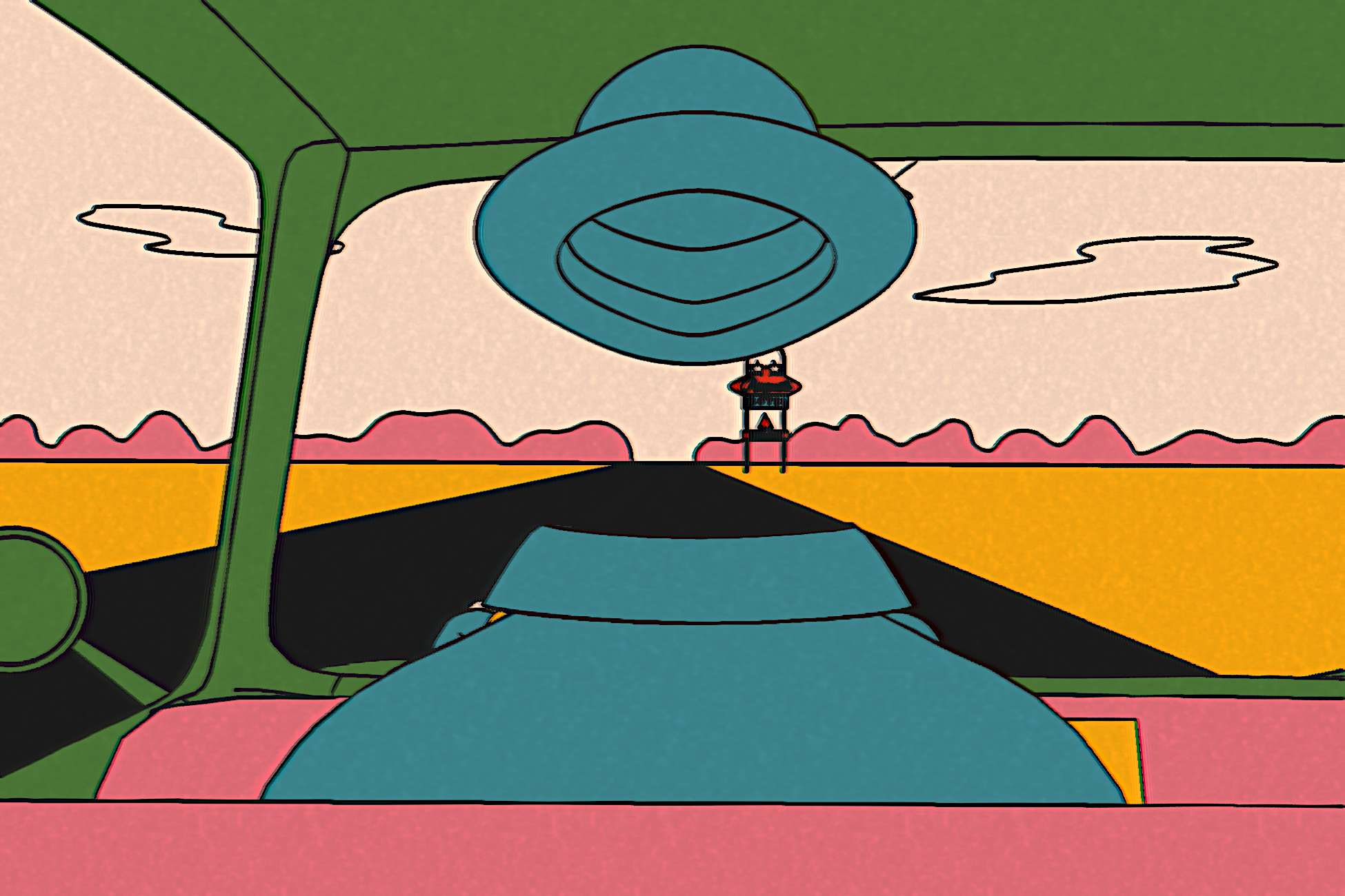 60s Scene, view 2